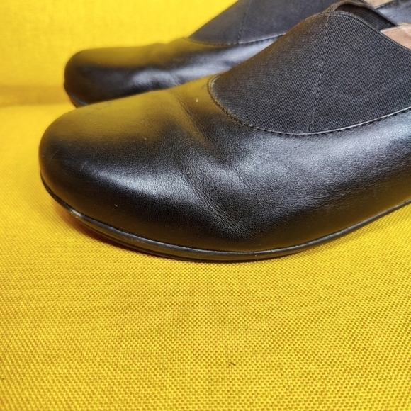 Dansko Ann Black Leather Slip On Flats Women's Shoes Size 10.5-11 - Picture 4 of 8